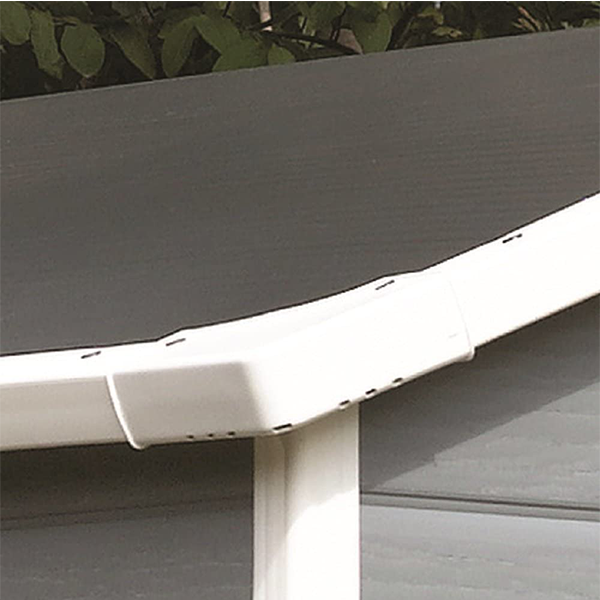 46 Resin Outdoor Storage Shed Kit-Perfect to Store Patio Furniture, Garden Tools Bike Accessories, Beach Chairs and Lawn Mower, Grey & White