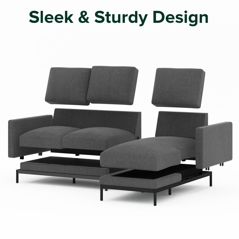 77′ Wide Reversible Sofa & Chaise