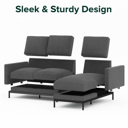 77′ Wide Reversible Sofa & Chaise