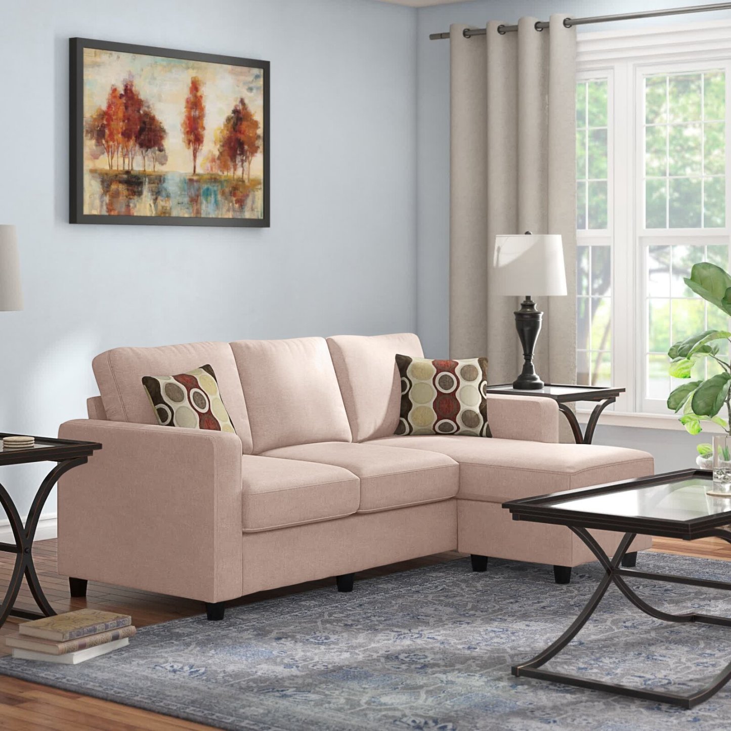Campbelltown 78.5′ Wide Reversible Sofa & Chaise With Ottoman