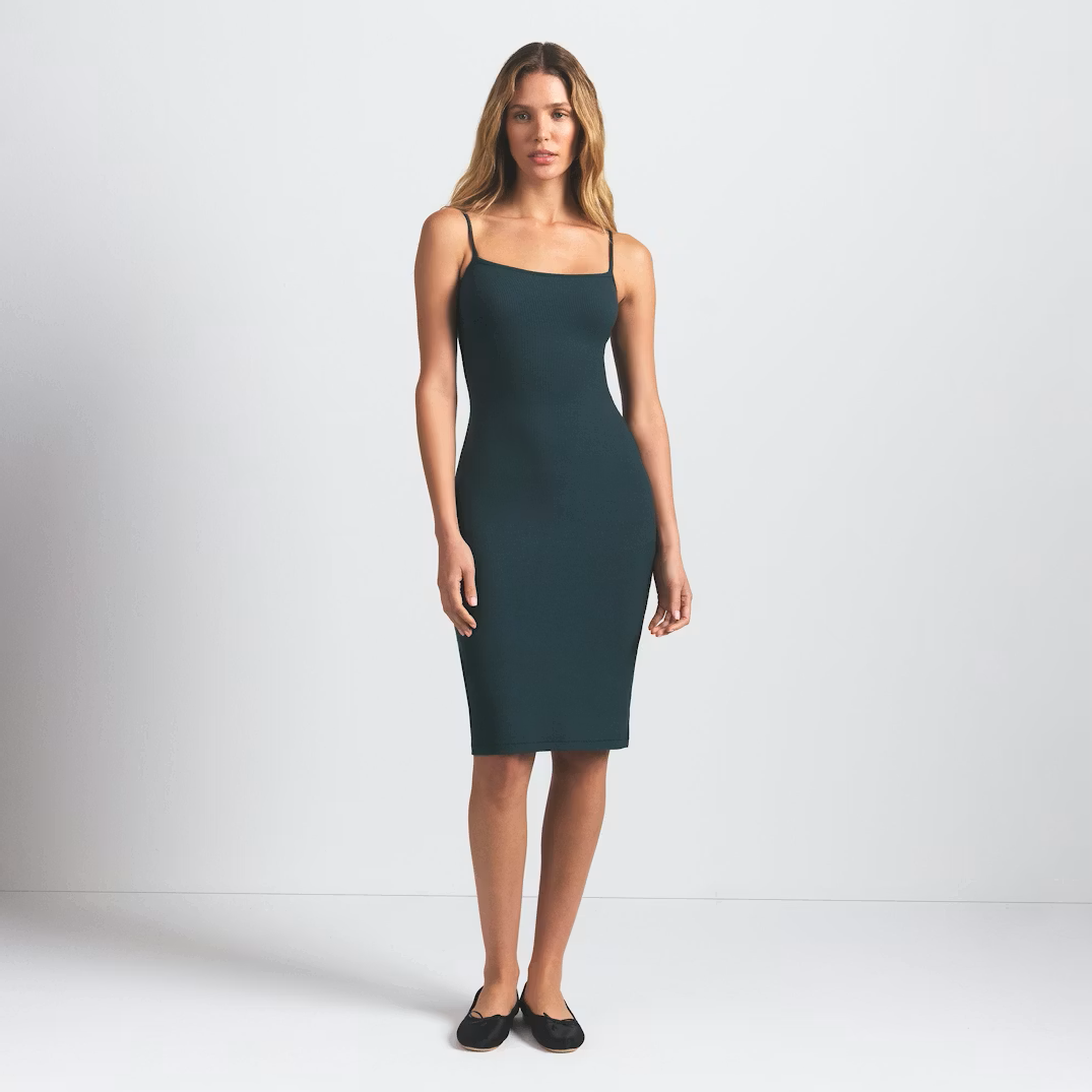 MIDI SLIP DRESS
