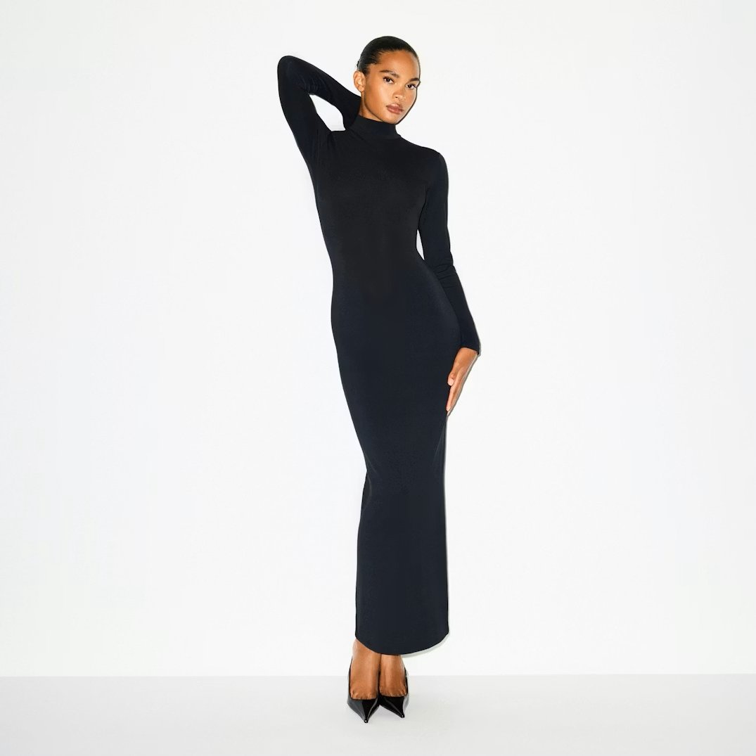 TURTLENECK LONG DRESS