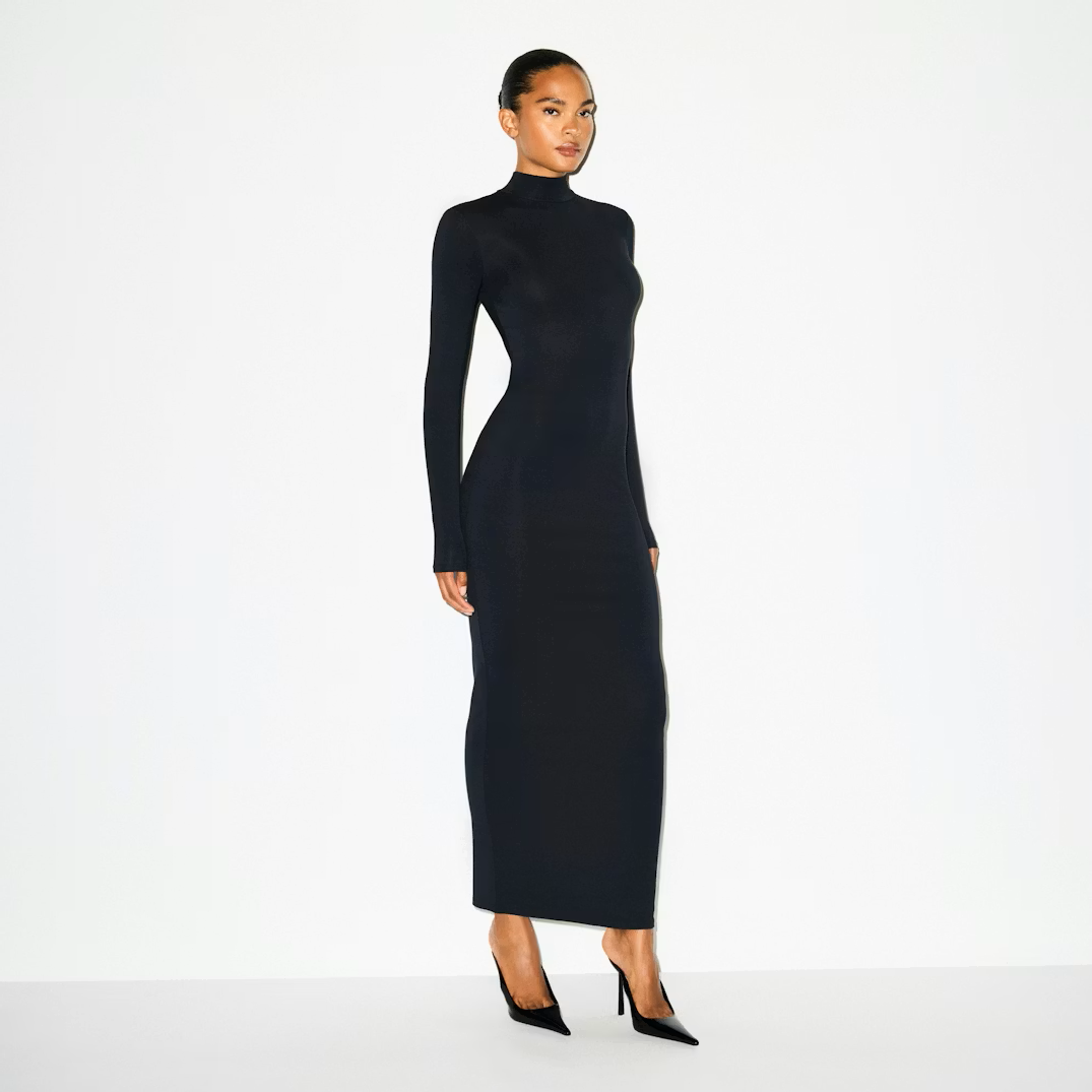 TURTLENECK LONG DRESS