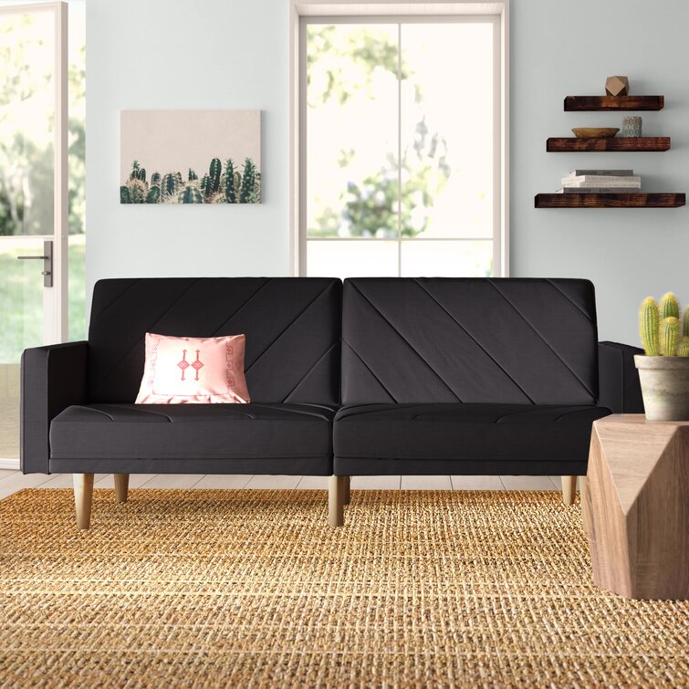 Adria Twin 78.5 Wide Split Back Convertible Sofa