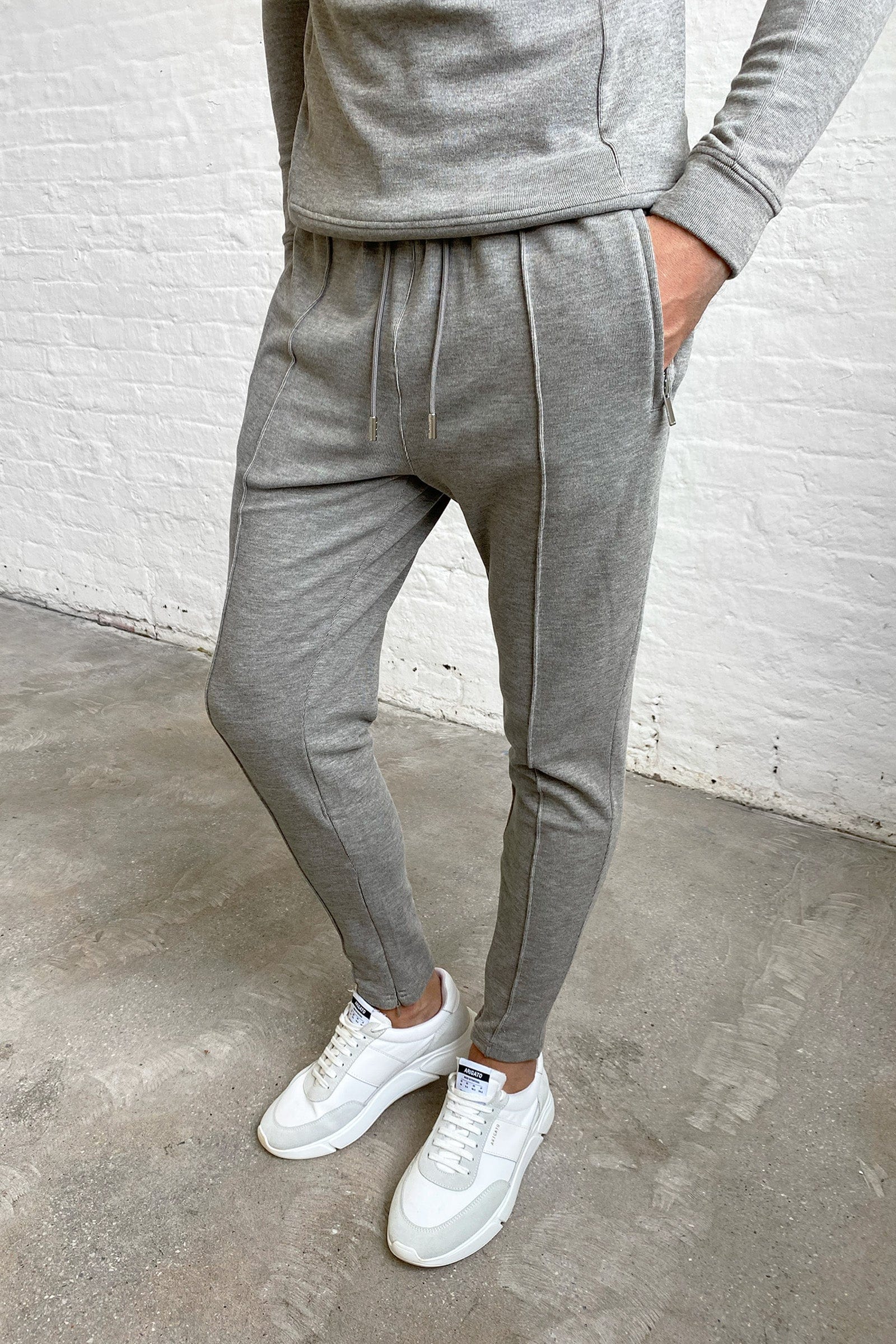 KNITTED PANT - LATTE