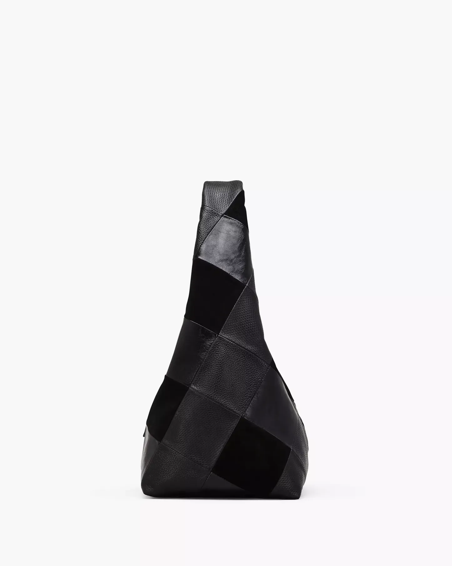 The Suede Patchwork Sack Bag