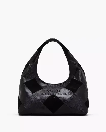 The Suede Patchwork Sack Bag