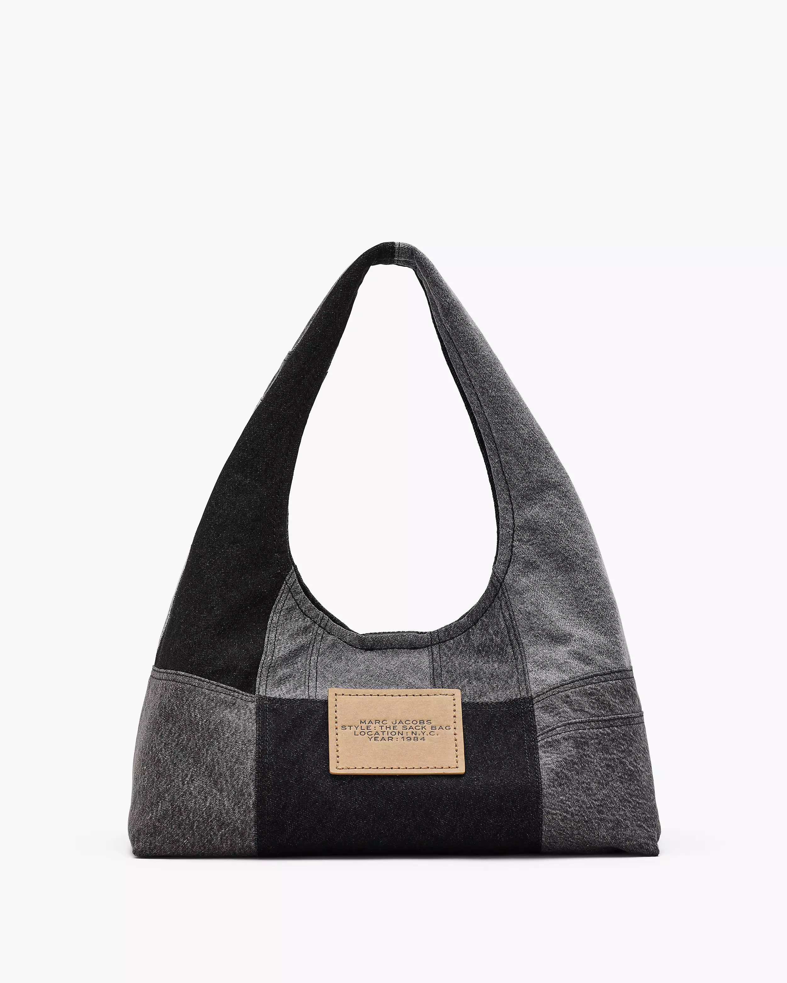 The Patchwork Denim Sack Bag