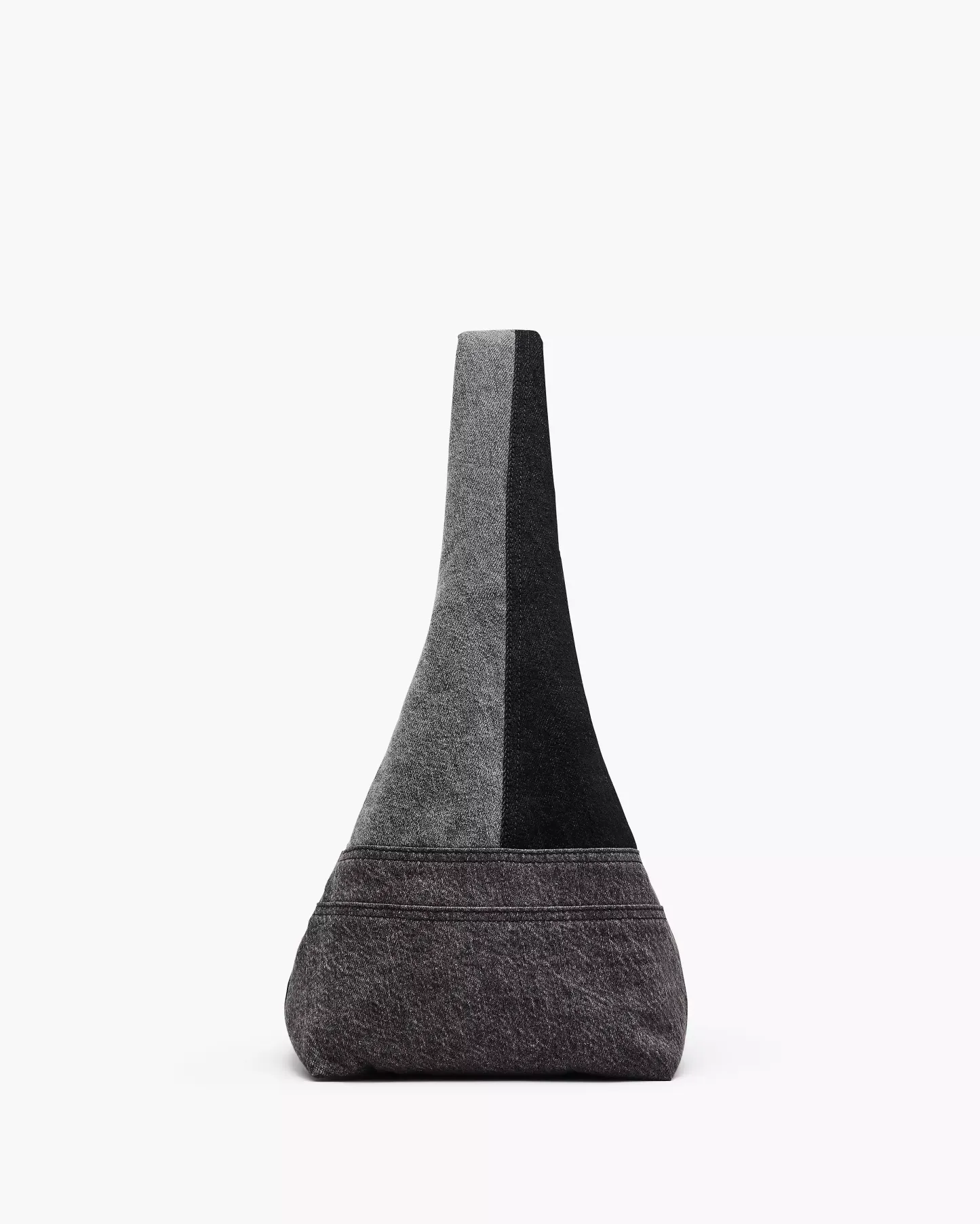 The Patchwork Denim Sack Bag