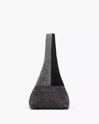 The Patchwork Denim Sack Bag