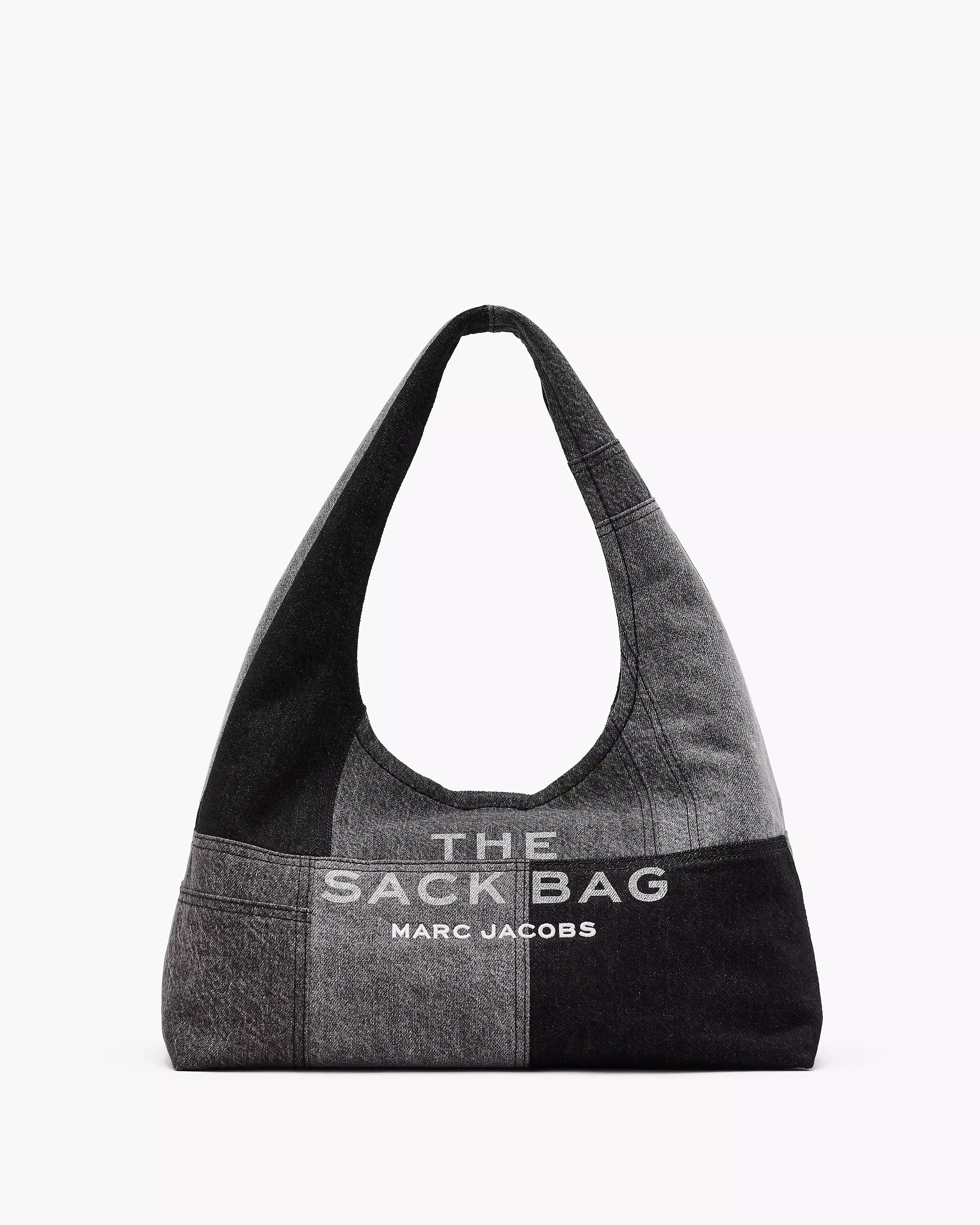The Patchwork Denim Sack Bag
