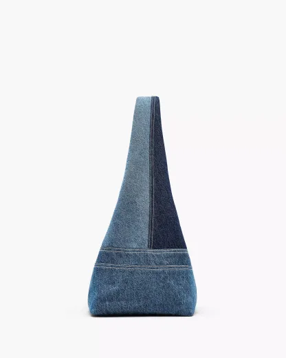 The Patchwork Denim Sack Bag