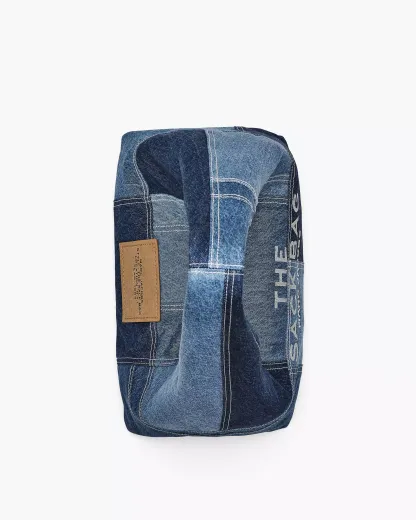 The Patchwork Denim Sack Bag