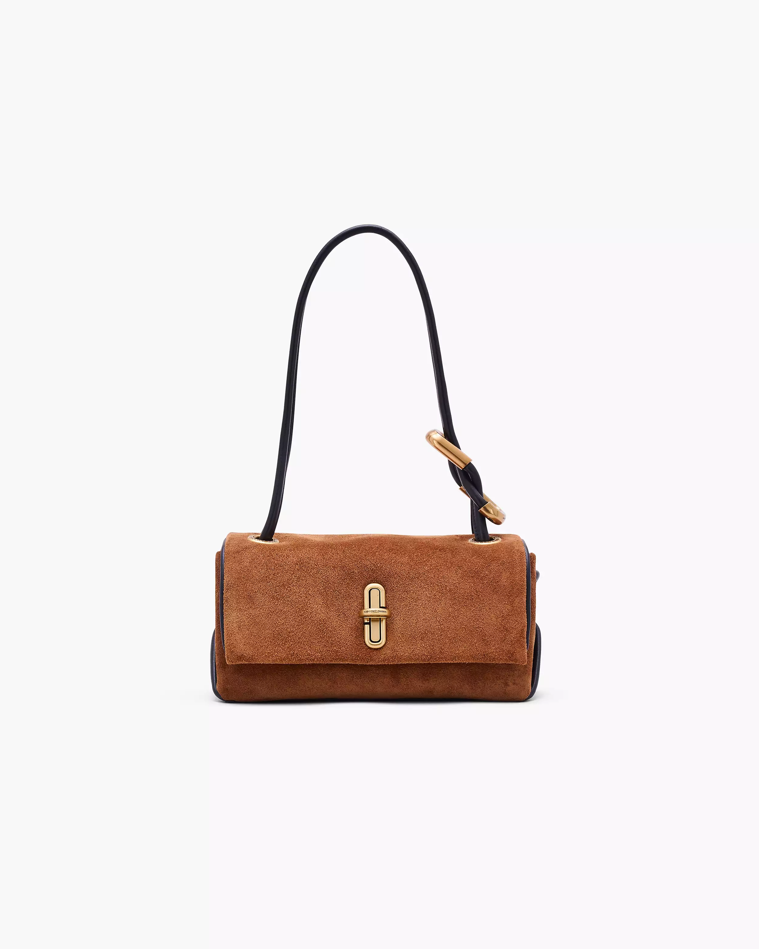 The Suede Mini Dual Shoulder Bag