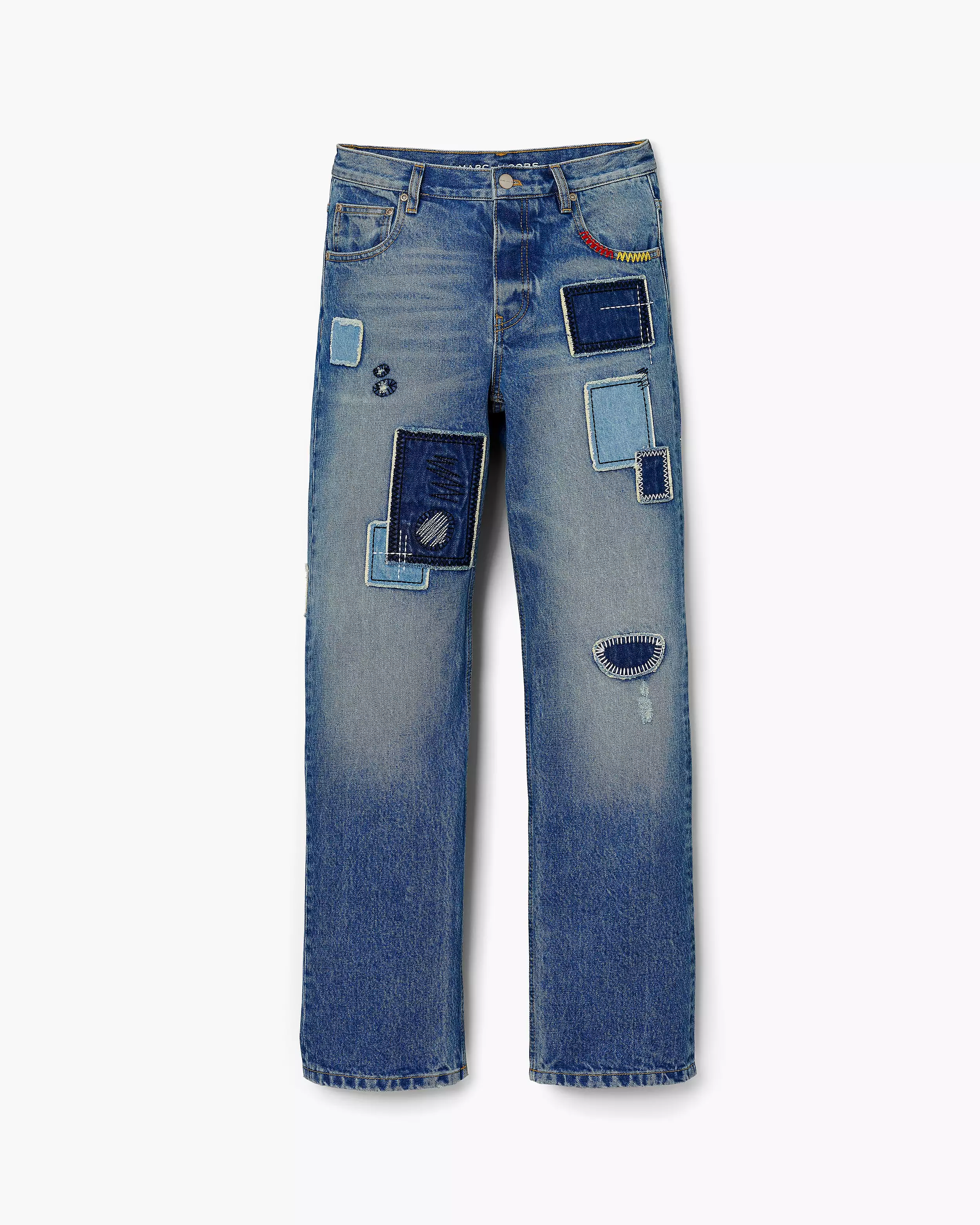 Patchwork Straight Jean