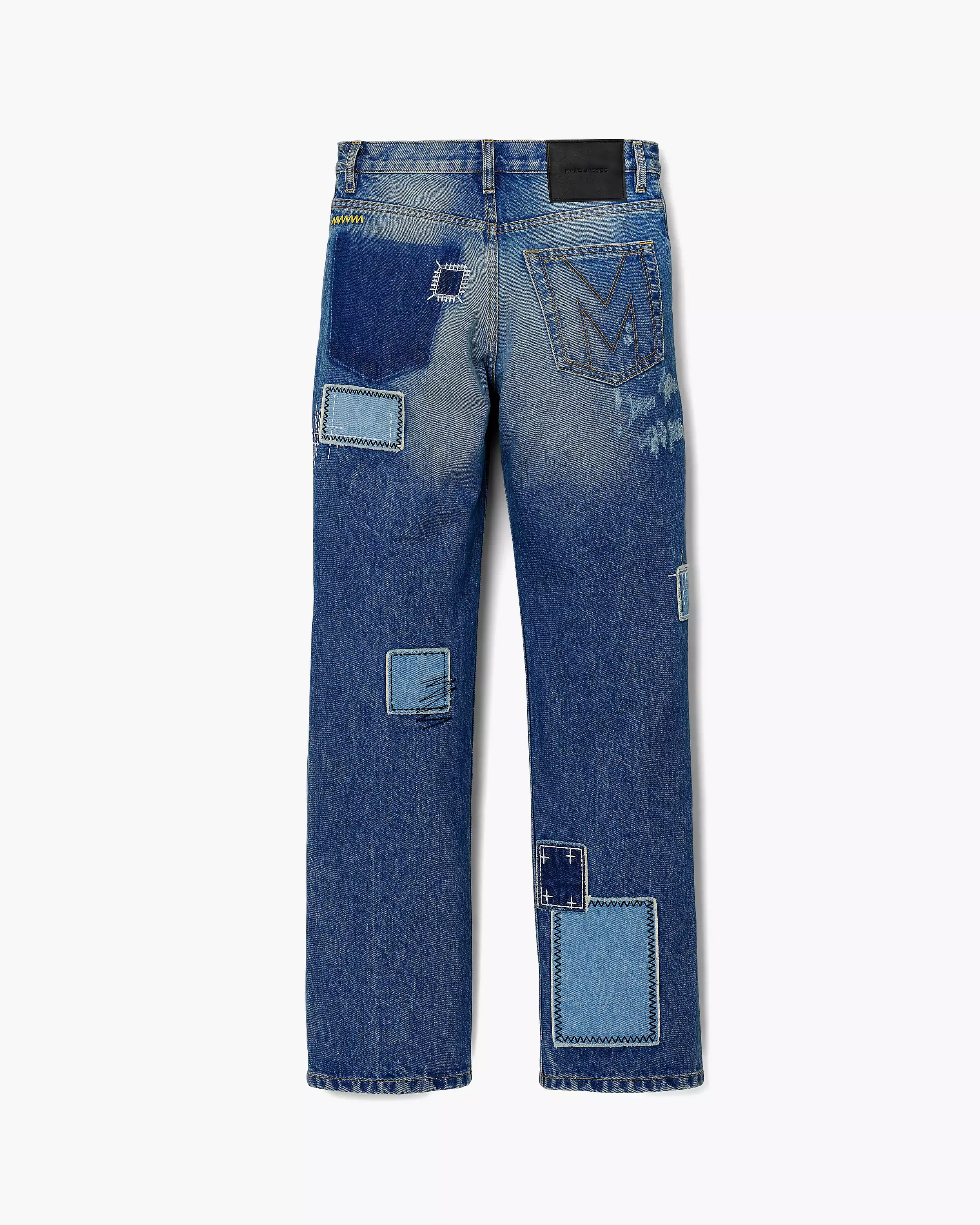 Patchwork Straight Jean