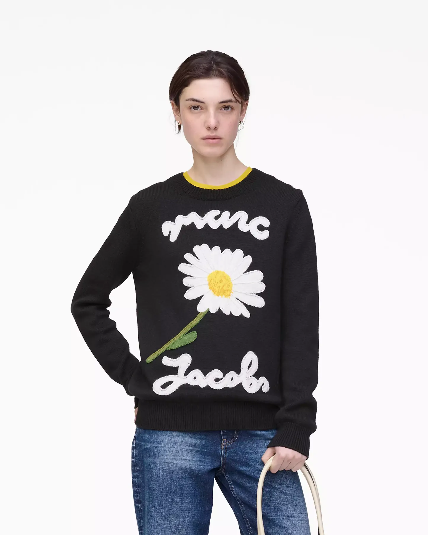 Marc Is Joy Jacquard Crewneck