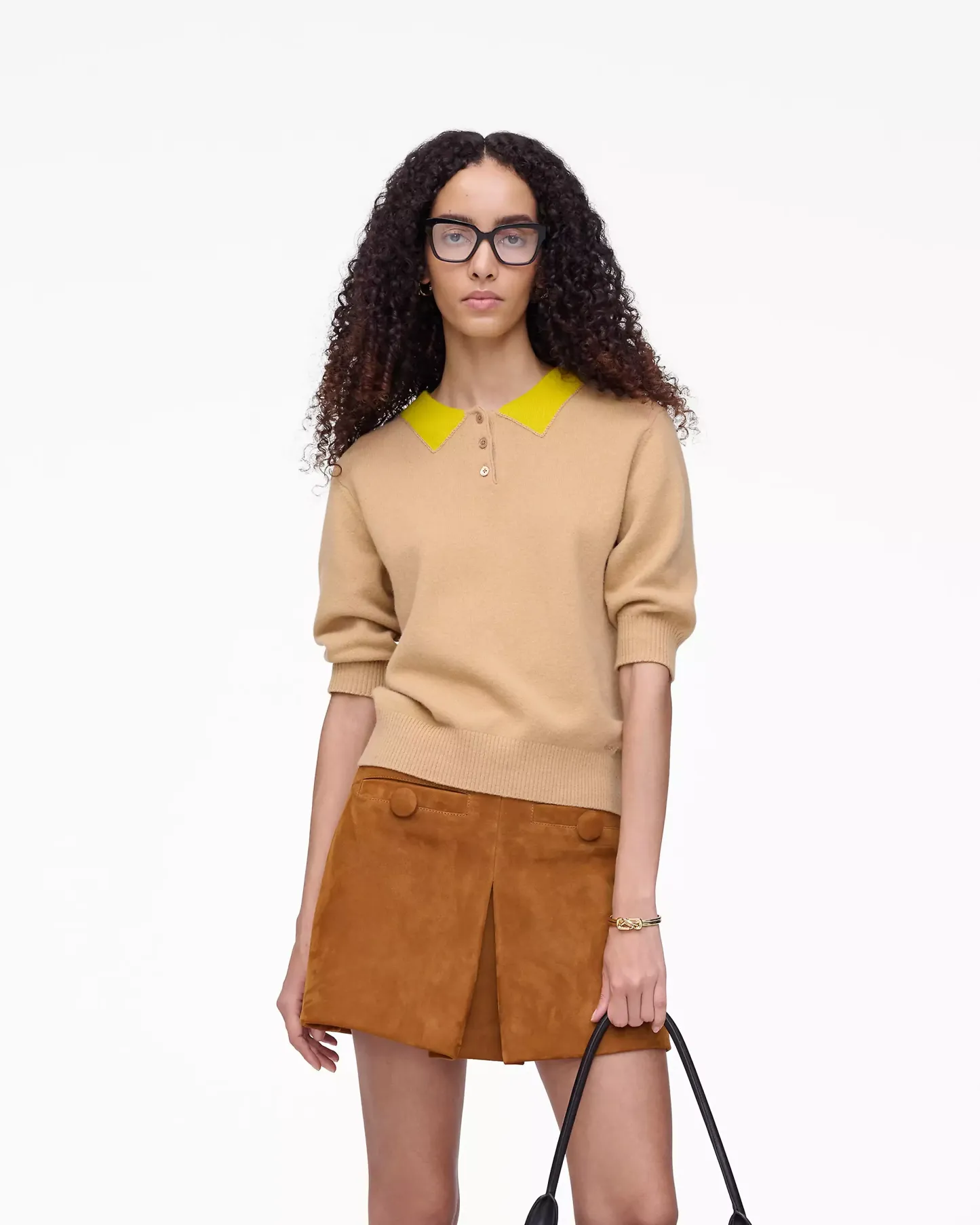 Trompe L'Oeil Knit Polo