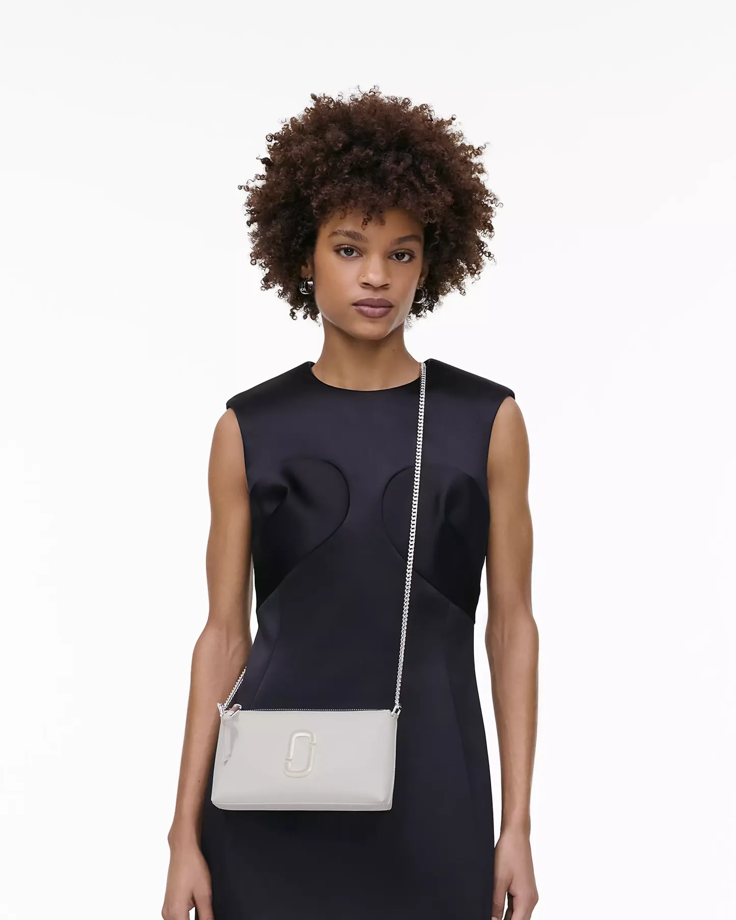 The Metallic Snapshot Convertible Shoulder Bag