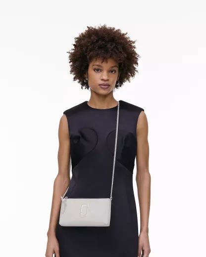 The Metallic Snapshot Convertible Shoulder Bag