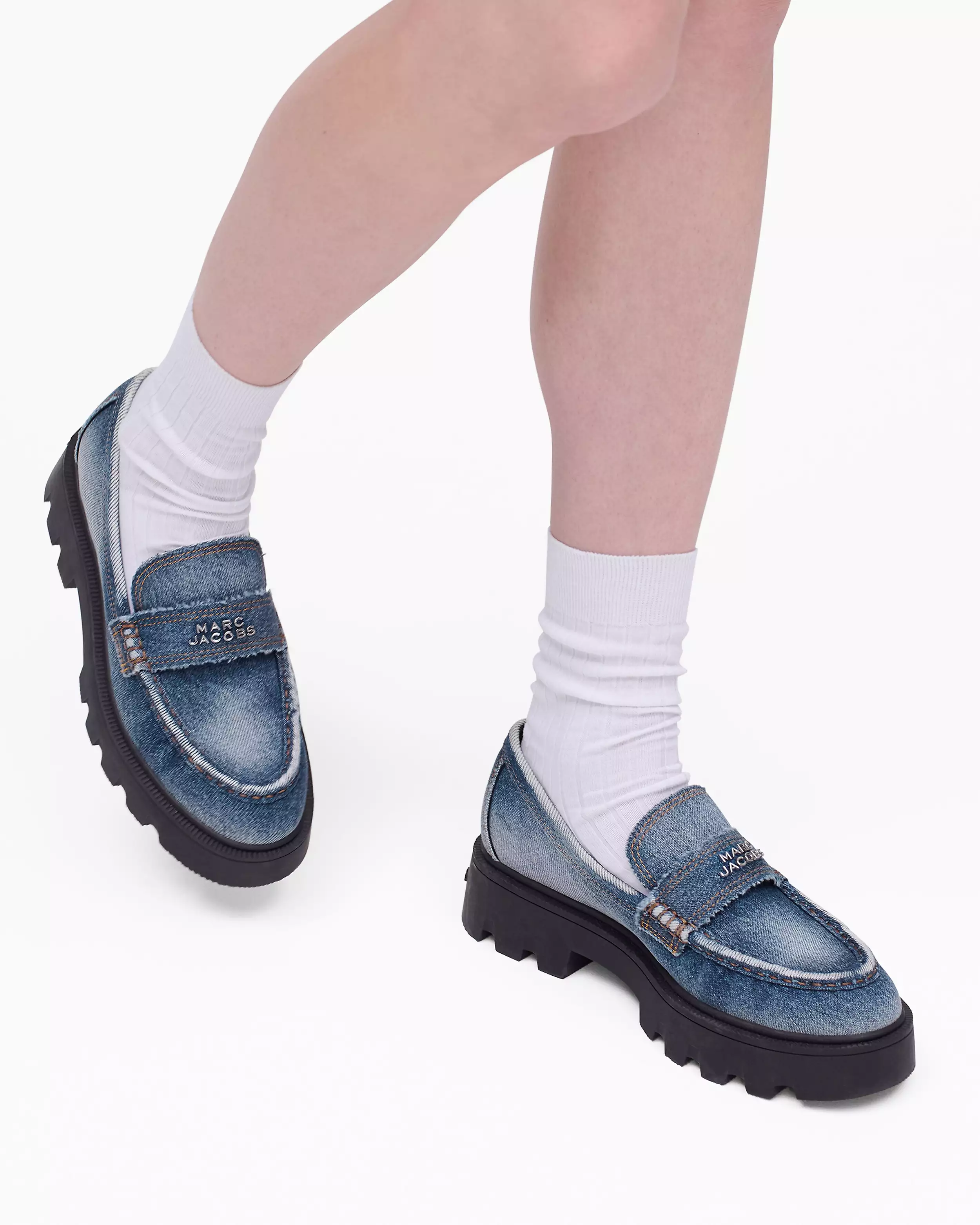 The Faded Denim Frankie Loafer