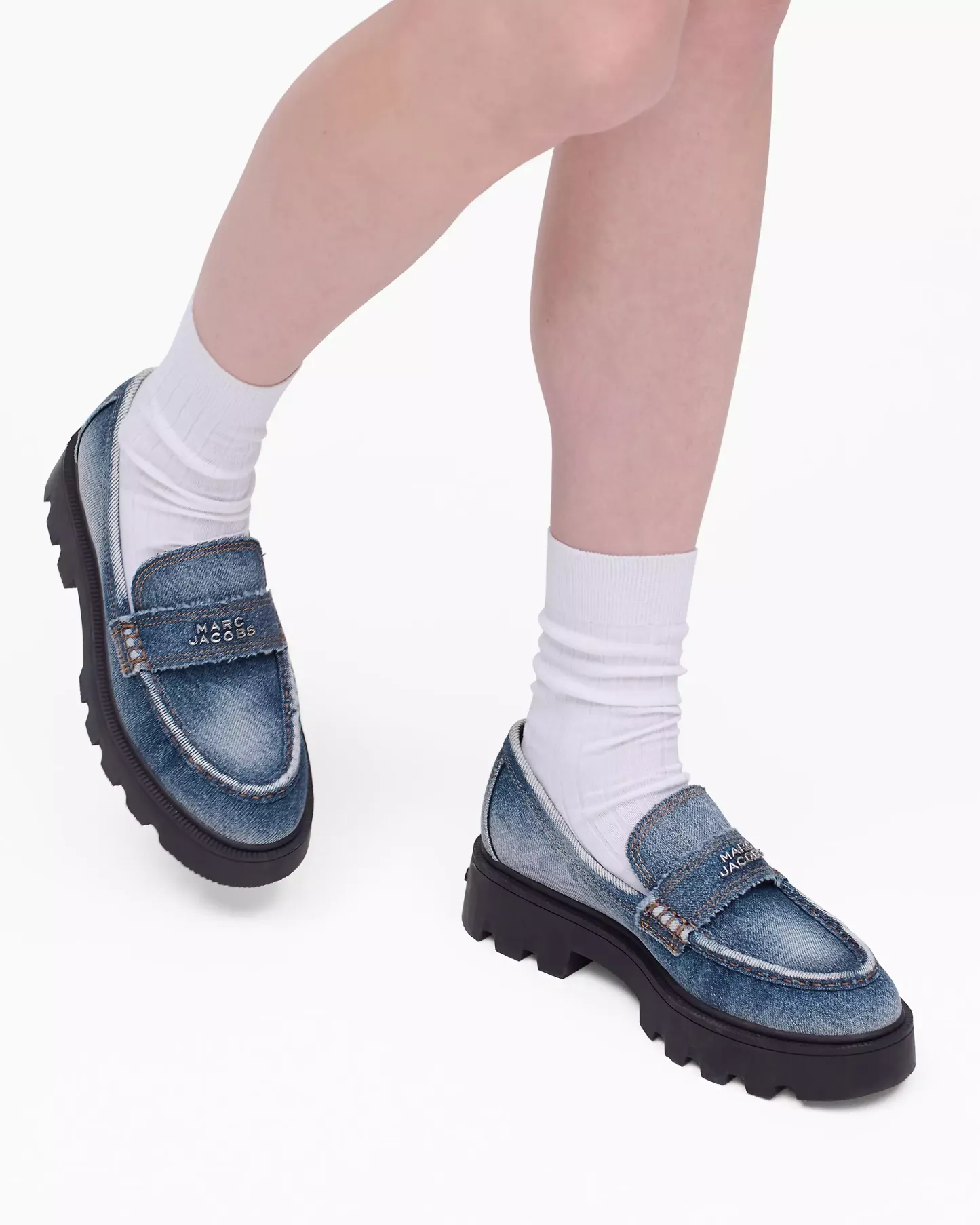 The Faded Denim Frankie Loafer