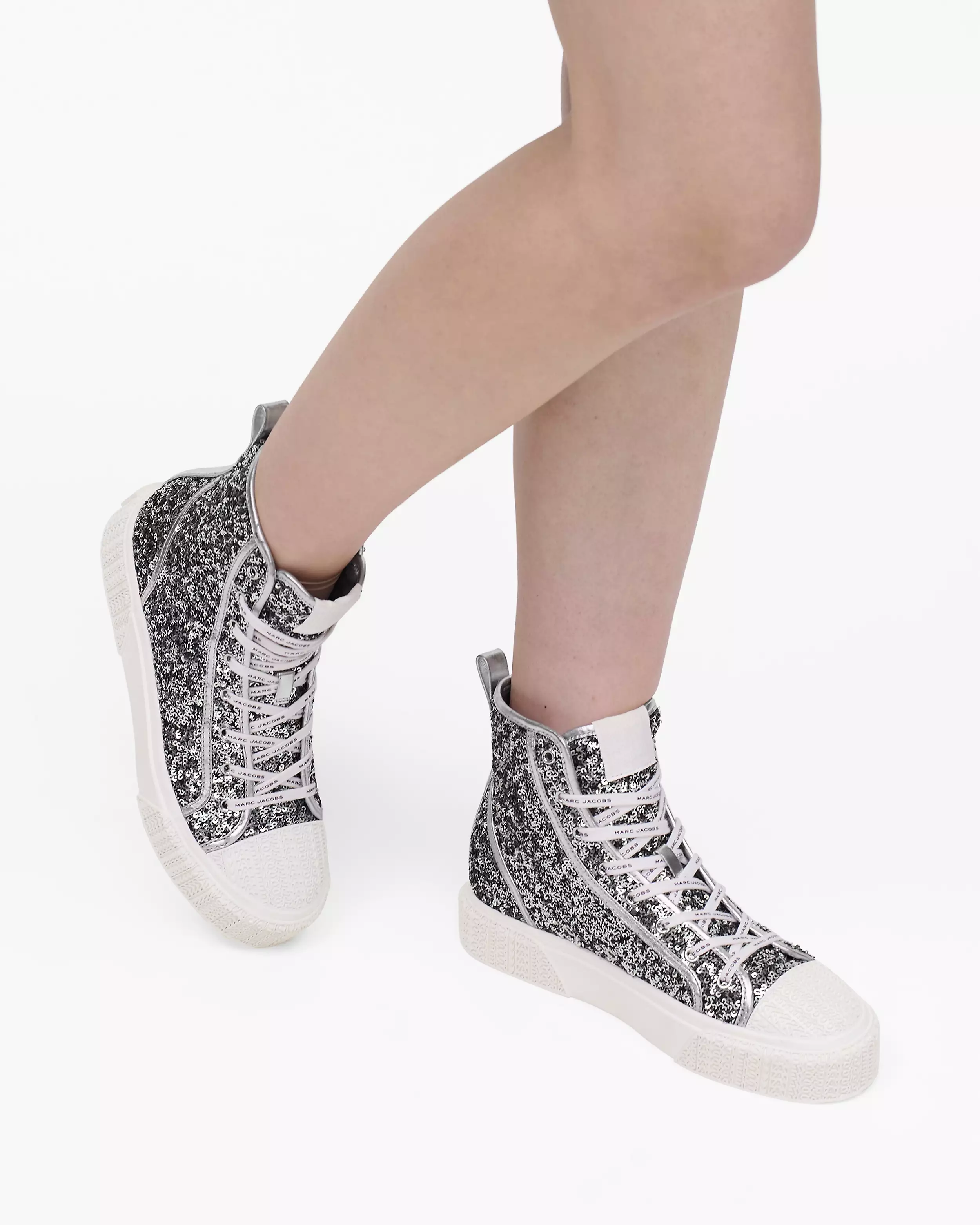 The Sequin High Top Sneaker