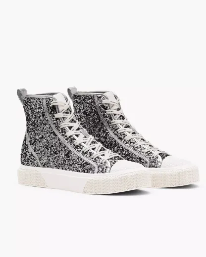The Sequin High Top Sneaker