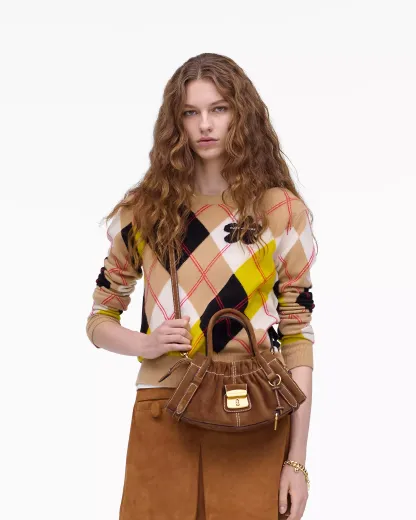 The Suede Cristina Small Satchel