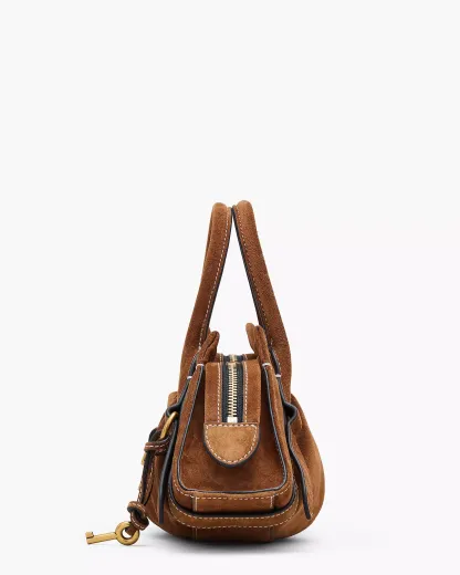 The Suede Cristina Small Satchel