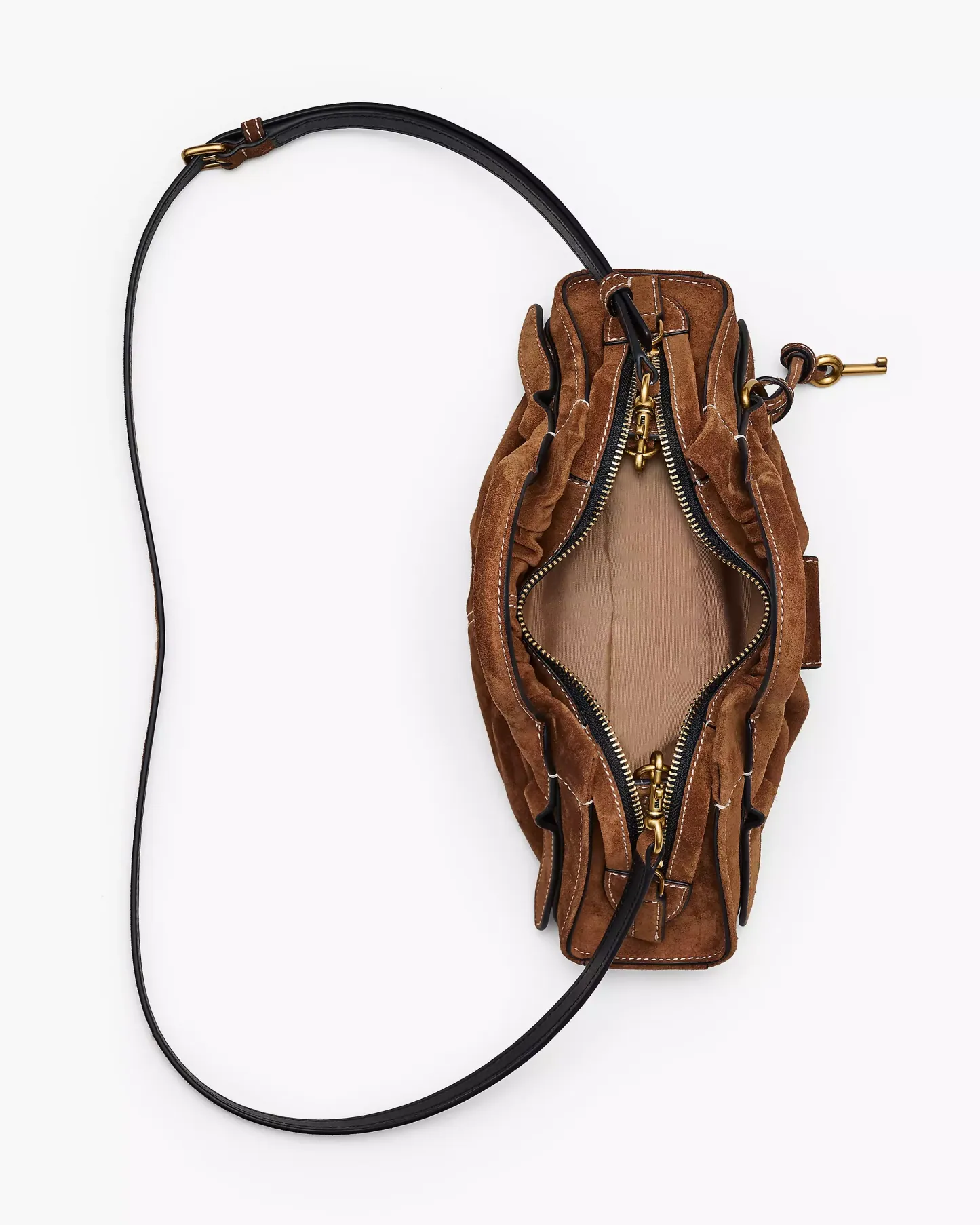 The Suede Cristina Small Satchel