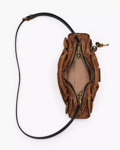 The Suede Cristina Small Satchel