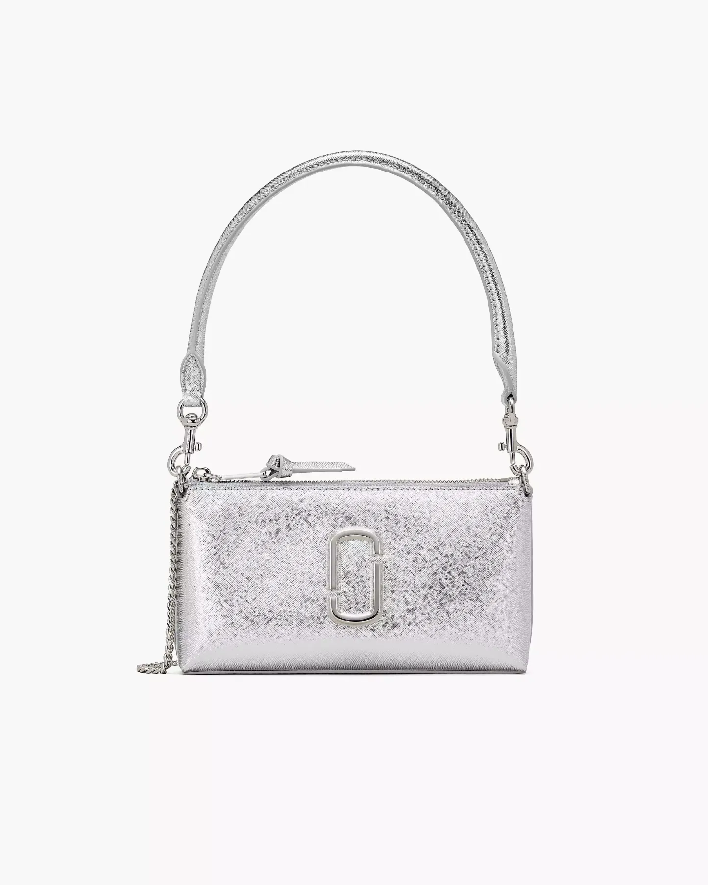 The Metallic Snapshot Convertible Shoulder Bag