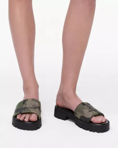 The Camo Jacquard Lug Sole Slide