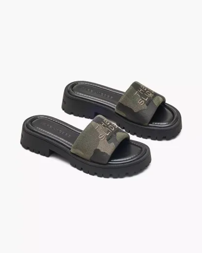 The Camo Jacquard Lug Sole Slide