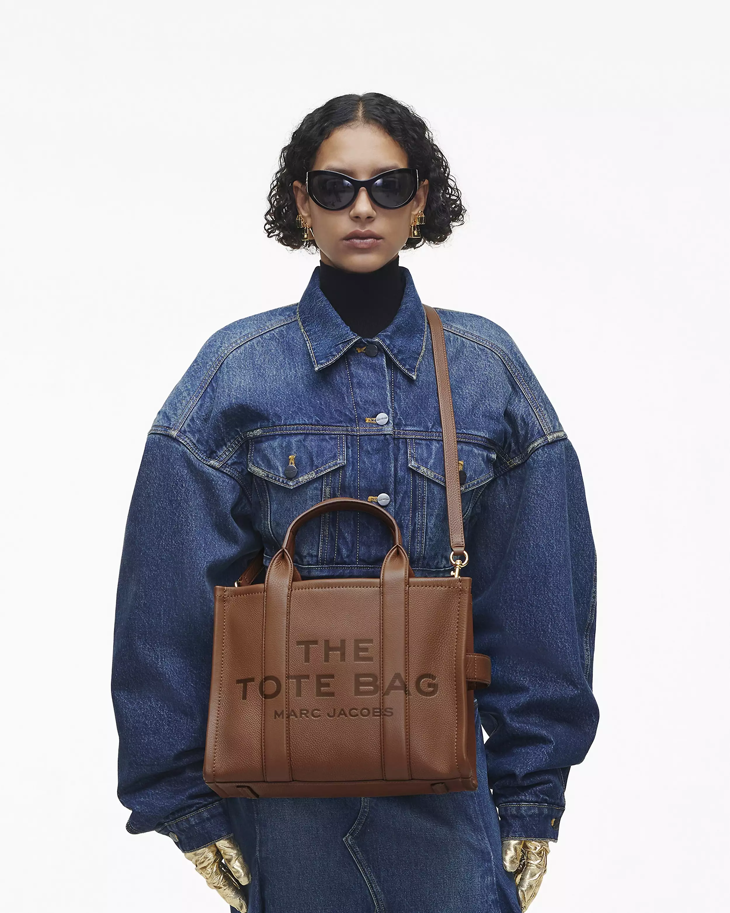 The Leather Medium Tote Bag