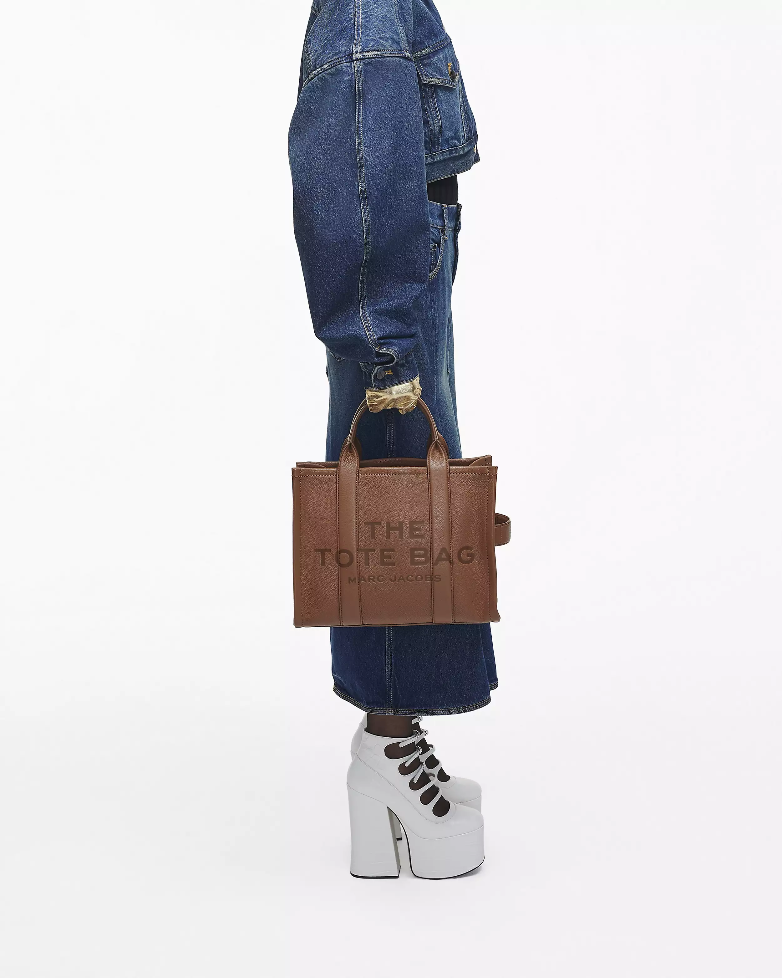 The Leather Medium Tote Bag