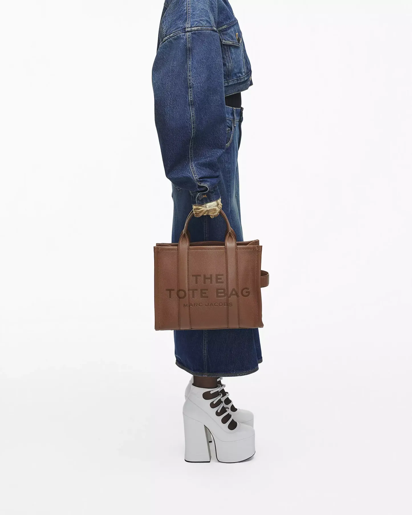 The Leather Medium Tote Bag