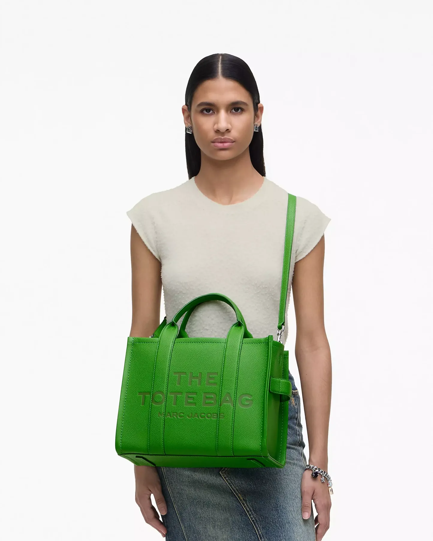 The Leather Medium Tote Bag