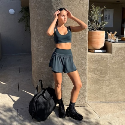 DOUBLE STRAP SCOOP BRA