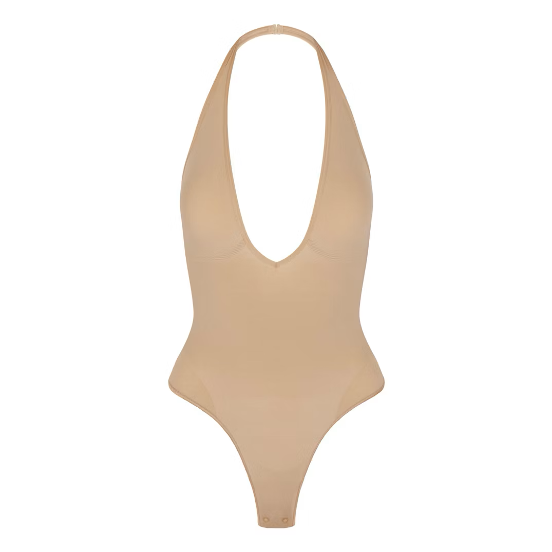 DEEP PLUNGE THONG BODYSUIT
