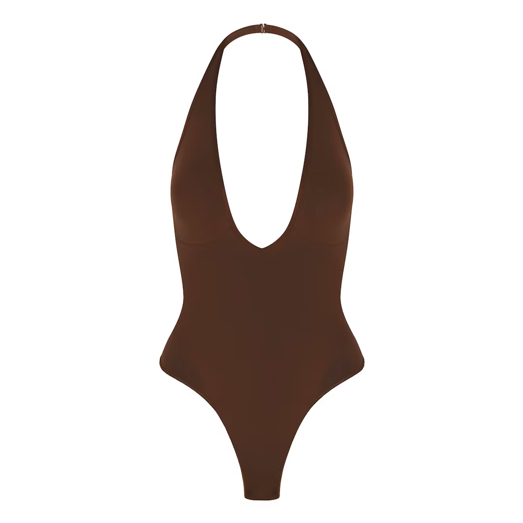DEEP PLUNGE THONG BODYSUIT