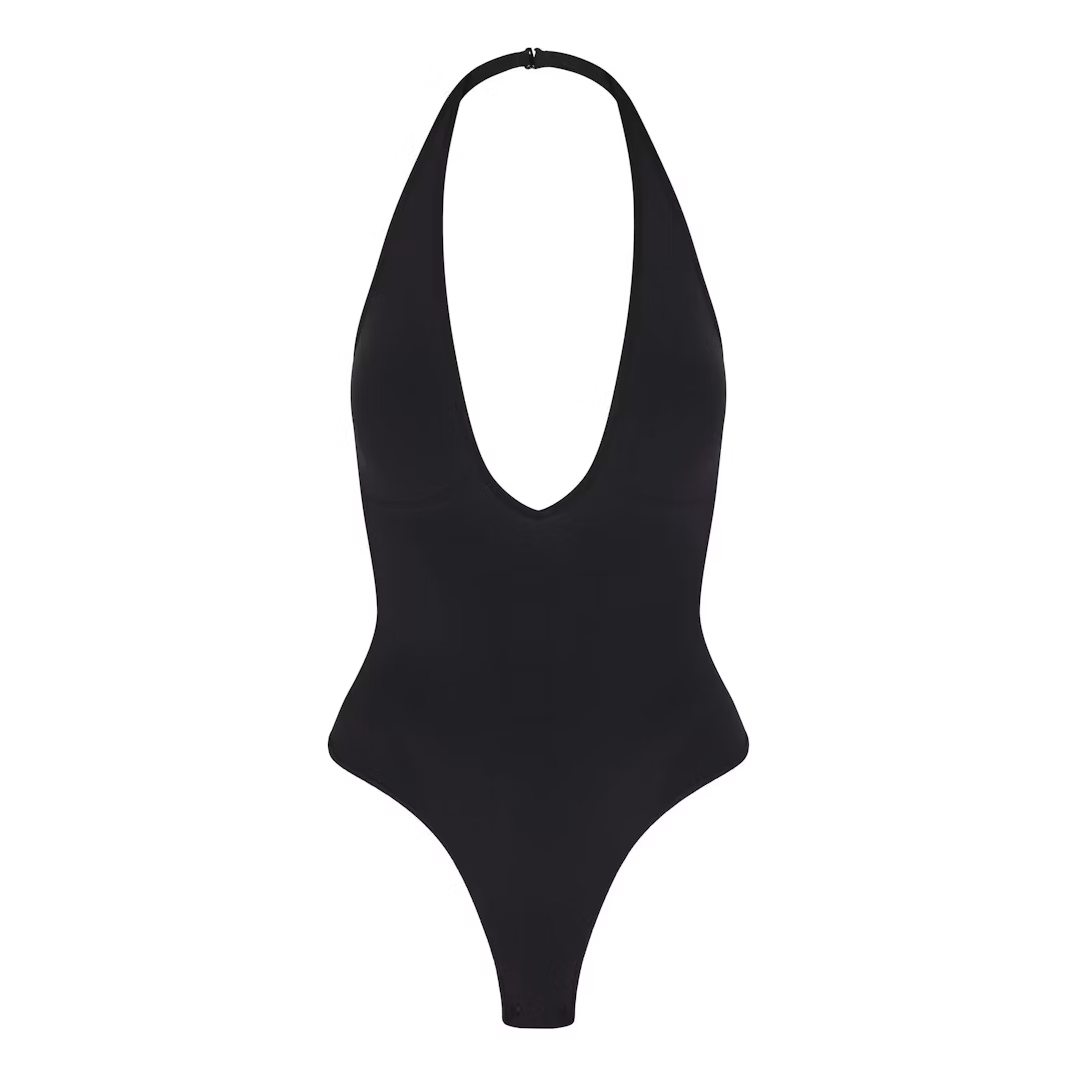 DEEP PLUNGE THONG BODYSUIT