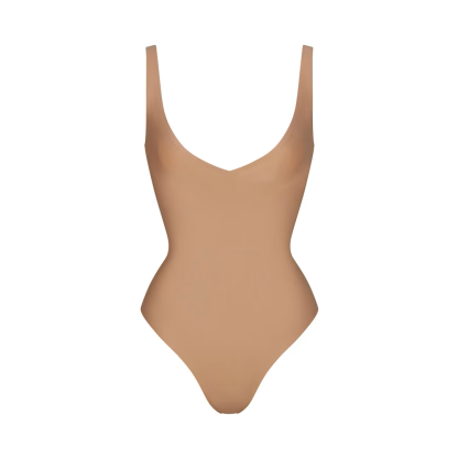 UNLINED PLUNGE THONG BODYSUIT
