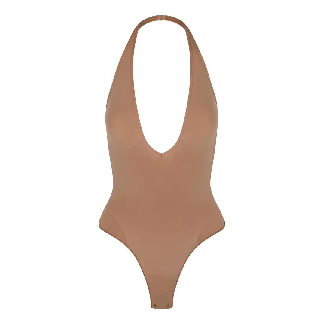 DEEP PLUNGE THONG BODYSUIT
