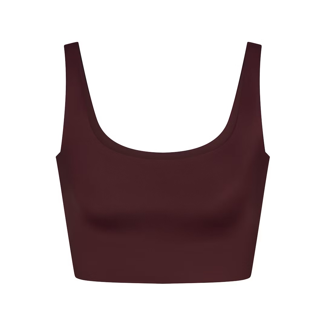 SCOOP NECK BRA TOP