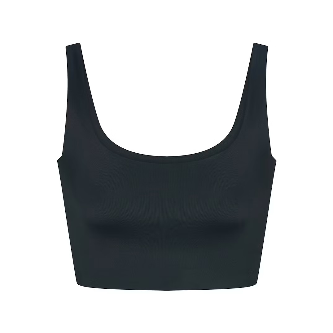 SCOOP NECK BRA TOP