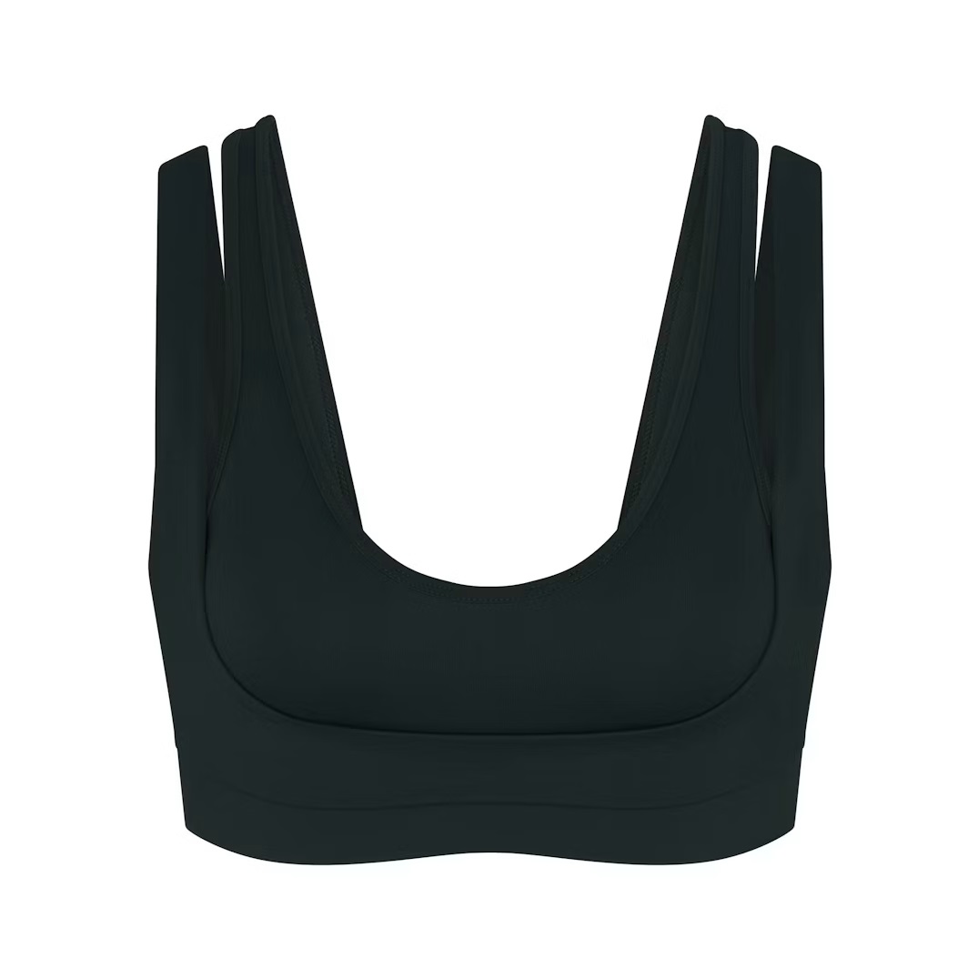 DOUBLE STRAP SCOOP BRA