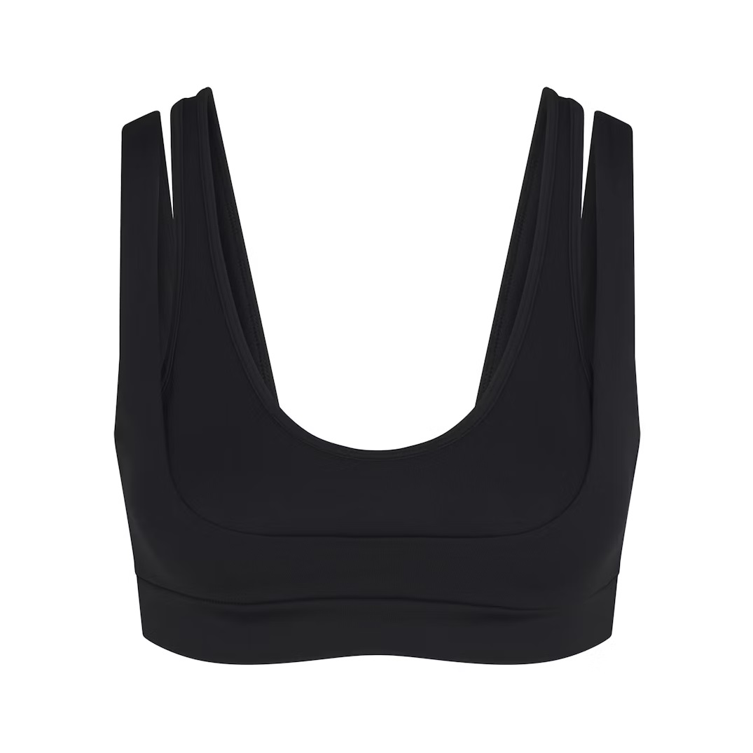 DOUBLE STRAP SCOOP BRA