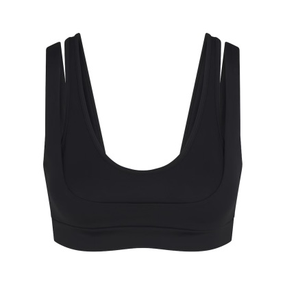 DOUBLE STRAP SCOOP BRA